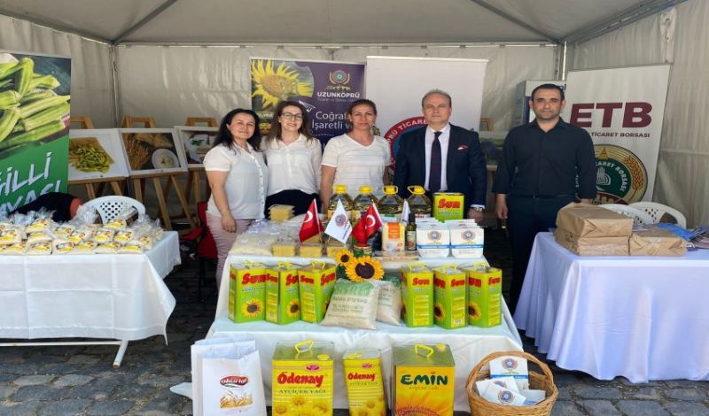 22. EDİRNE TARIM,HAYVAMCILIK,GIDA VE SANAYİ FUARI’NA KATILIM SAĞLAYARAK İLÇEMİZİN ÖNDE GELEN ÜRÜNLERİNİ TANITTIK