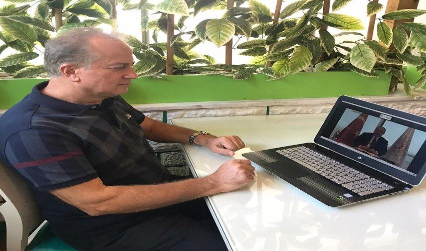 365 Oda ve Borsa İstişare  toplantısı yapıldı. Toplantıya 365 Oda ve Borsa Başkanları webinar toplantısı.