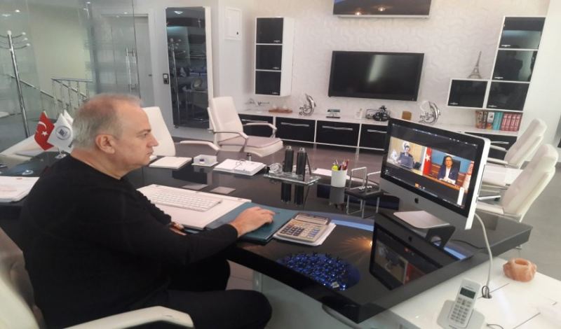 Hisarcıklıoğlu, Ticaret Bakanı Pekcan, Oda Borsa ile Sektör Meclis Başkanları sanal ortamda buluştu