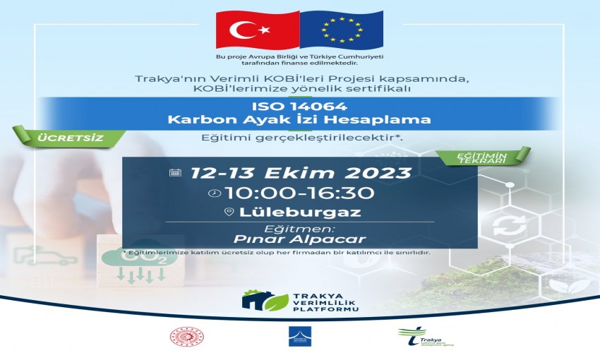 ISO 14046 Su Ayak İzi Hesaplama Eğitimi Hakkında Duyuru!!!