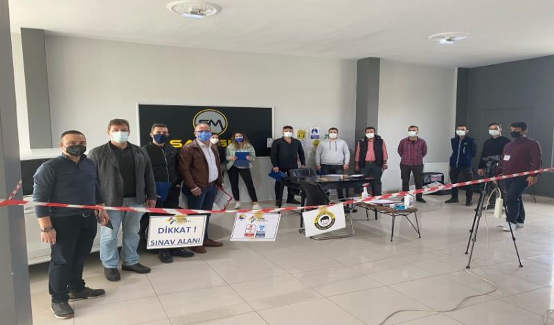 MEYBEM “MOTORLU KARA TAŞITLARI ALIM SATIM SORUMLUSU SEVİYE 5 VE SORUMLU EMLAK DANIŞMANI SEVİYE 5”SINAVI ODAMIZ EV SAHİPLİĞİNDE GERÇEKLEŞTİRİLDİ