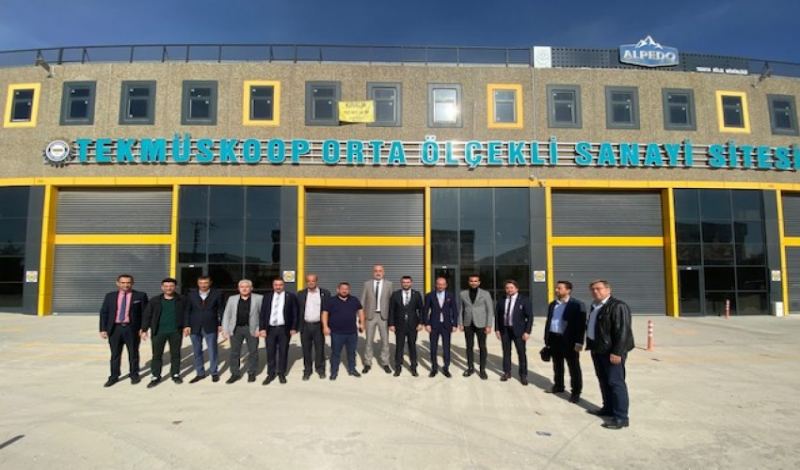 TEKMÜSKOOP ORTA ÖLÇEKLİ SANAYİ SİTESİ ZİYARET ETTİK