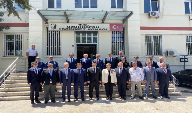 UTSO BAŞKANI ERCAN İHTİYAR, EDİRNE VALİSİ HÜSEYİN KÜRŞAT KIRBIYIK’A BİLGİLENDİRMEDE BULUNDU