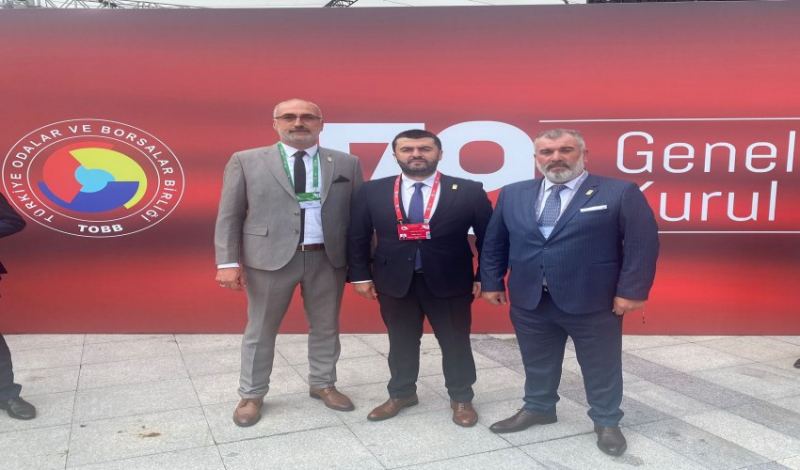 UTSO HEYETİ 79. TOBB GENEL KURULU'NA KATILIM SAĞLADI